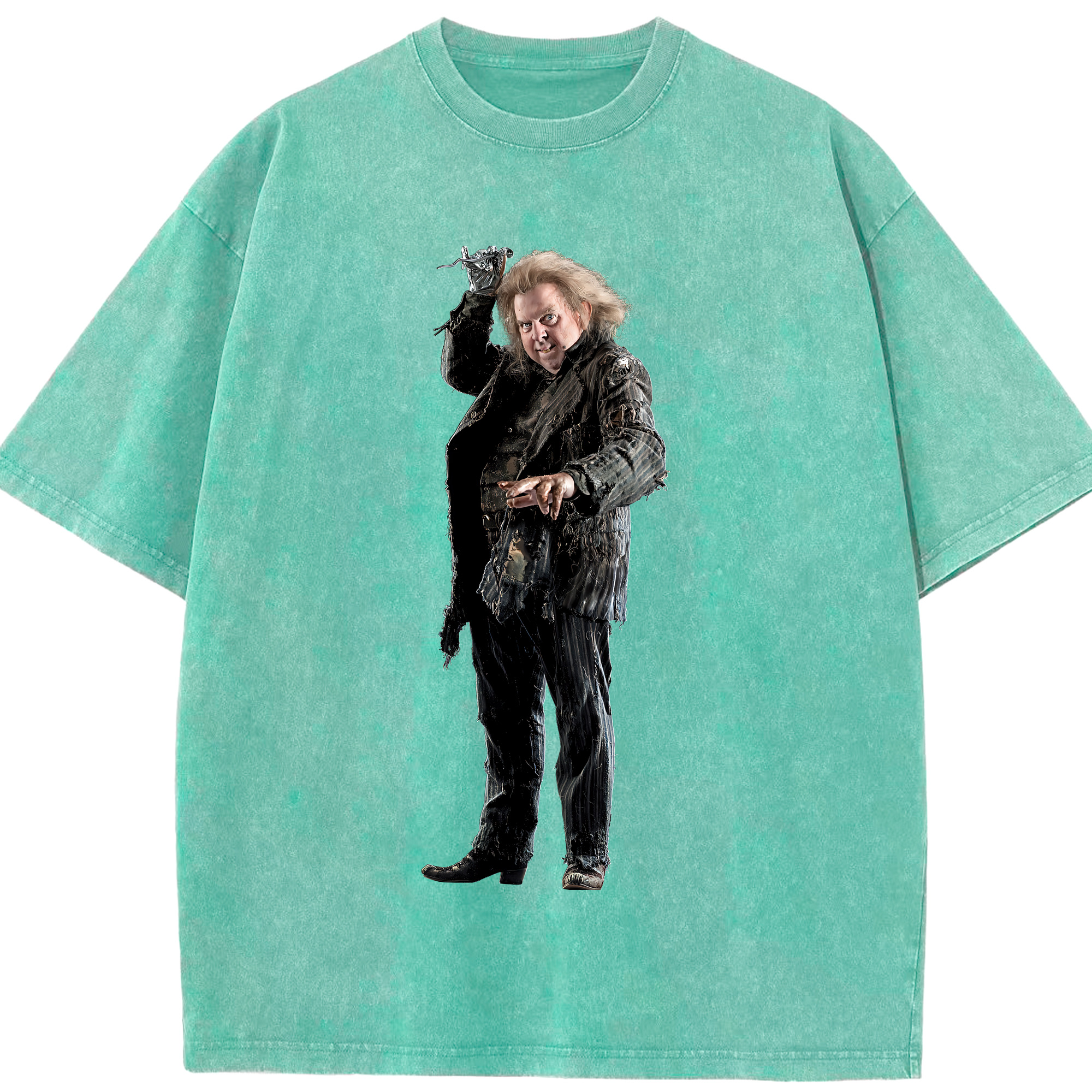 （画像用） Harry Potter ハリー・ポッターシリーズ 綿100% ヴィンテージ風 半袖Tシャツ（フロントプリント）